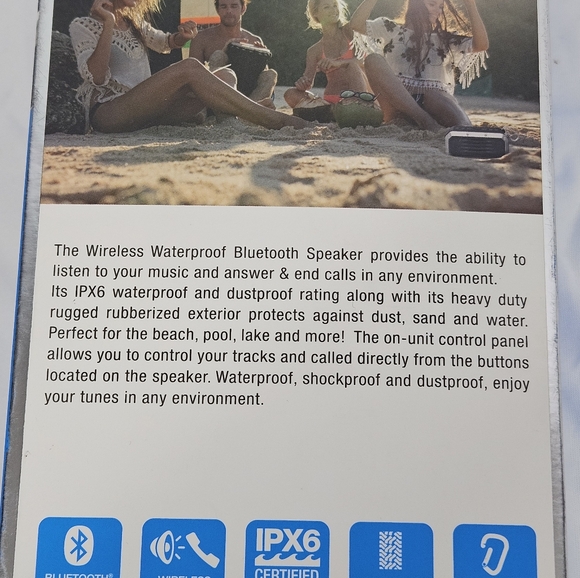 New Wireless waterproof Bluetooth speaker - Picture 5 of 10